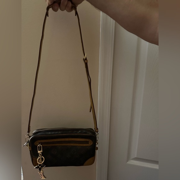 💯% LOUIS VUITTON Monogram Brown vintage Clutch bag - Picture 2 of 16